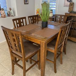 High Table And Chairs 