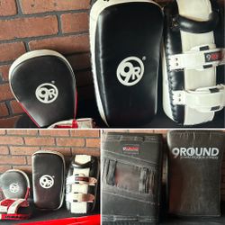 Variety of Exercise Gym Equipment: box jumps, Ab wheel, jump rope storage, Ladder, Scale, etc. 