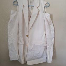 Michael Kor's  Woman's White Coat