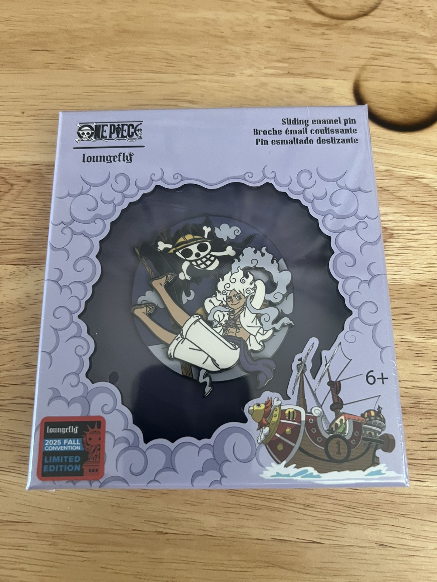 IN HAND ONLY 700 PCS NYCC LE One Piece GEAR5 Luffy 3" Loungefly Box Pin Anime