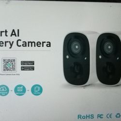 VicoHome AI Battery Powered Security Camera 2pack