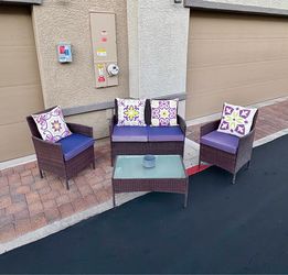 🌿 Beautiful Outdoor Patio Set – Sturdy, Comfortable & Ready to Enjoy!