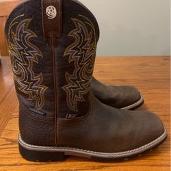 JUSTIN FIREMAN 11.5" WATERPROOF WESTERN WORK BOOT