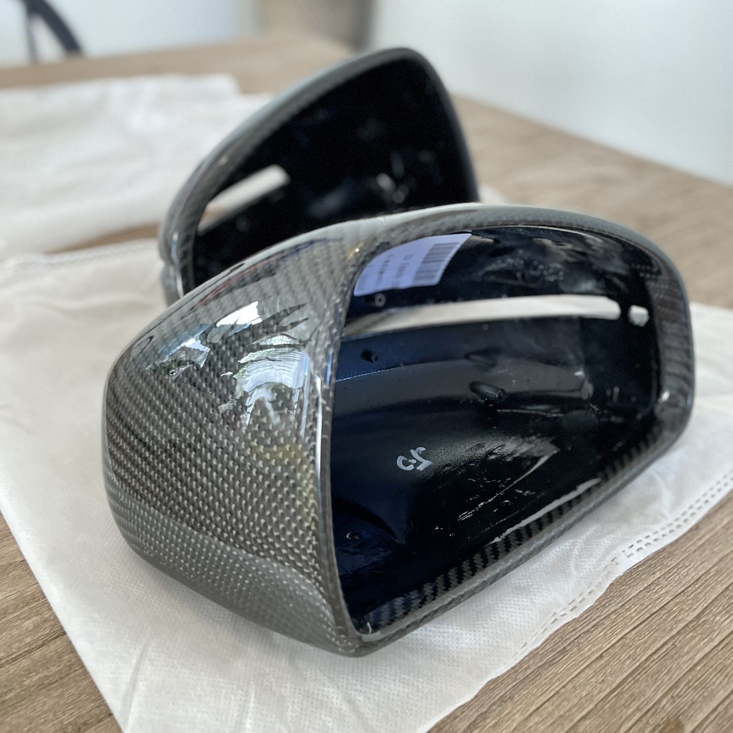 Audi R8 or TT Carbon Fiber Mirrors