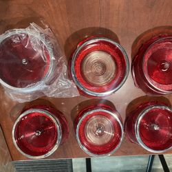 1965 NOS/RE-POP BISCAYNE TAIL LIGHT/BACK UP LENS SET