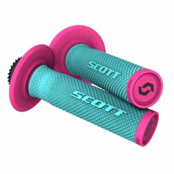 Brand new, unopened SCOTT SX II Lock-On Grip + Cam Set in Stealth Blue / Radiant Pink