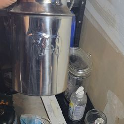 Stainless steel milk jug