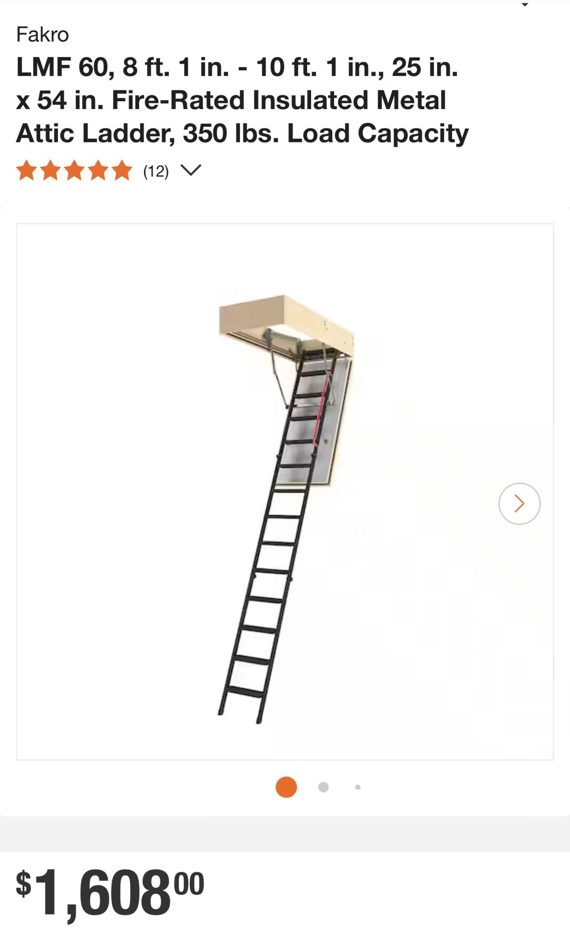 Fakro LMF 60 attic ladder