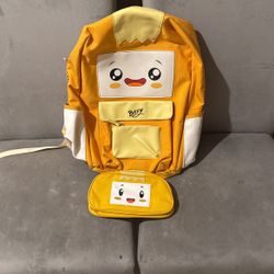 Boxy Backpack With Mactching Pencil Case