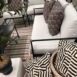 Studio McGee Midway Patio Set Loveseat (+cover) + 2 Sofas