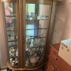 Antique Curio Cabinet 