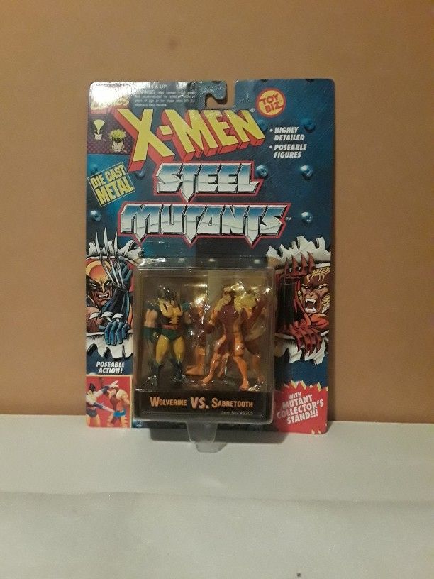 X-Men Steel Mutants Wolverine VS. Sabretooth