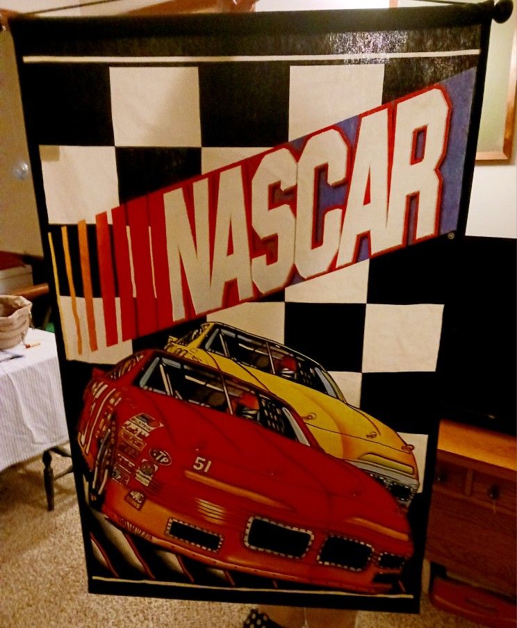 Nascar Wall Hanging Banner Decor