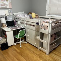 Kids Loft Bed With Desk