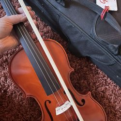 Violin With Case 