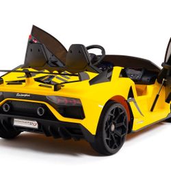 LAMBORGHINI AVENTADOR SVJ DRIFT EDITION 24V KIDS RIDE-ON CAR