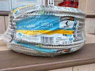 Cerrowire 250 ft. 12/2 Solid Copper MC (Metal Clad) Aluminum Armor Cable NEW