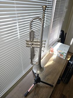 Trumpet With Stand