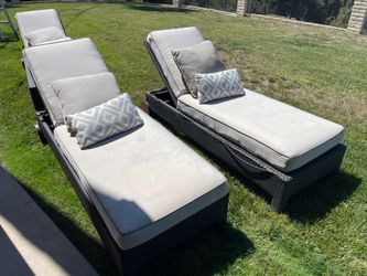 Two loungers- great shape