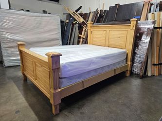 Queen bed and mattress