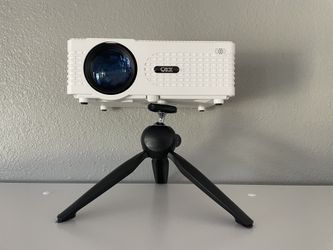 Projector, Stand, Power Cords, Remote, and Carrying Case