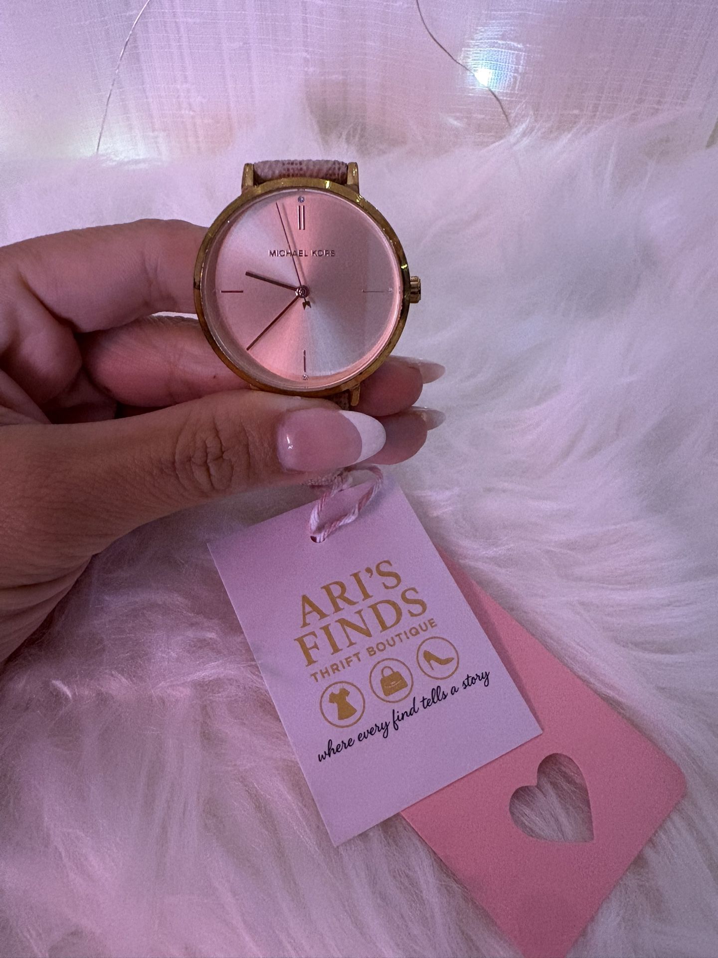 Rose Gold & Pink Michael Kors Watch
