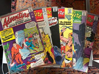 Lot 15 Silver Age Superboy Legion Of Super-Heroes Adventure Comics 1st Lone Wolf Star Boy