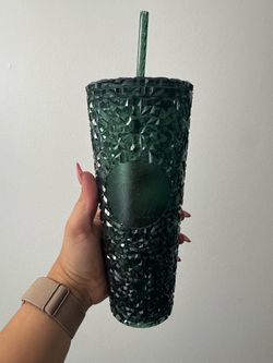 Starbucks Green Studded Cold Cup Tumbler
