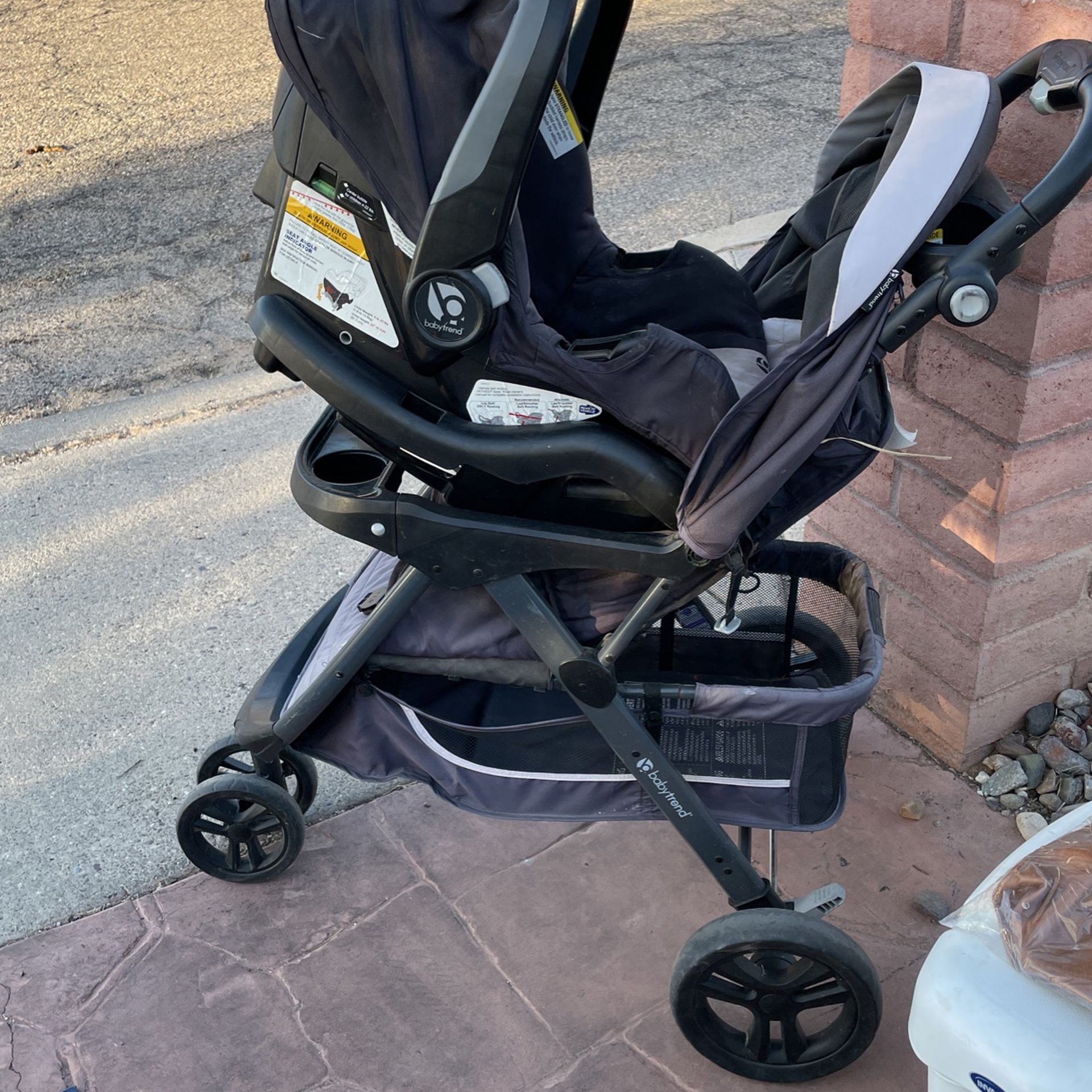 Stroller With Car seat Black