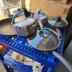 FRY PANS AND POTS