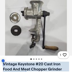 Vintage meat chopper