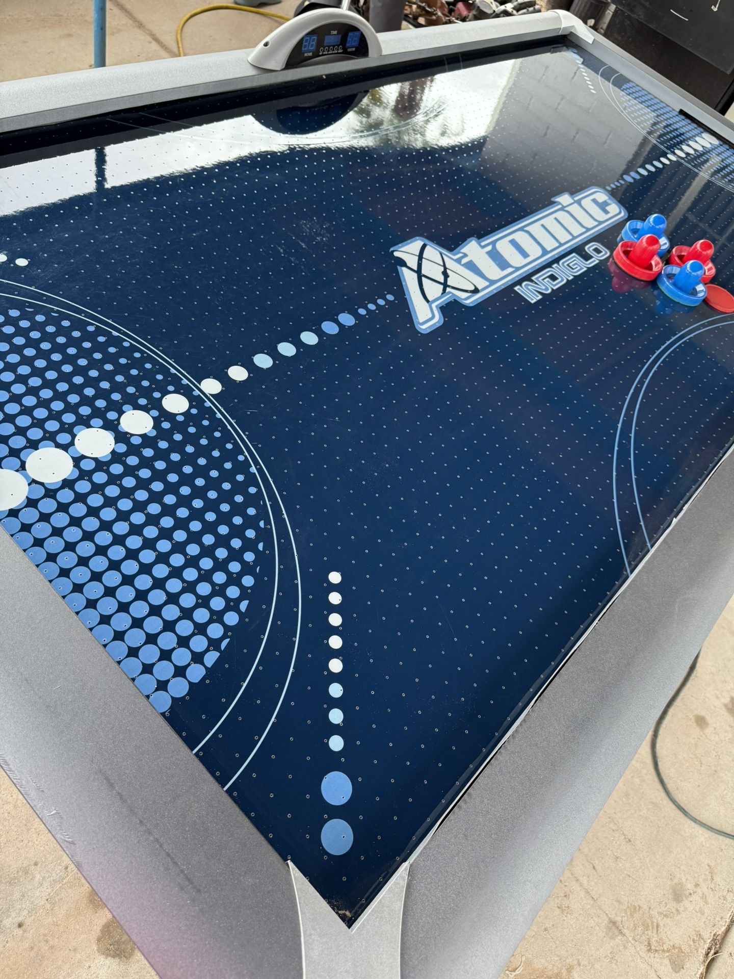 Atomic 90" Indiglo LED Air Hockey Table 
