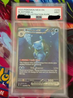 pokemon 151 Blastoise ex 200/165 psa 9