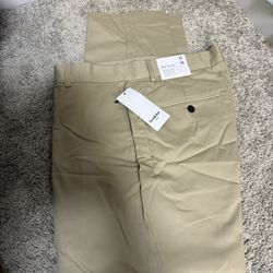 Men's Extended Tab Slim Fit Trousers - Goodfellow & Co Khaki 32x30 NWT