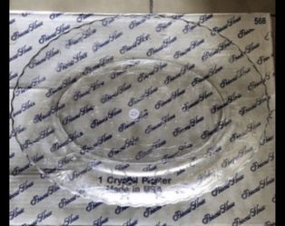 Princess House Heritage Oval Serving Platter NEW IN BOX