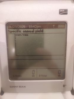 SMA SUNNYBEAM REMOTE SYSTEM DISPLAY