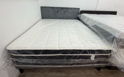 🔥 NEW 14” QUEEN SIZE HYBRID MATTRESS ⭐️ Shop with $0 down ⭐️ Delivery 🚚 Available ⭐️