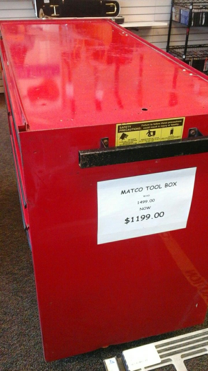 Matco Pro-formance series tool box