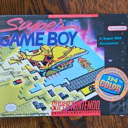 Super Game Boy / Super Nintendo entertainment system.