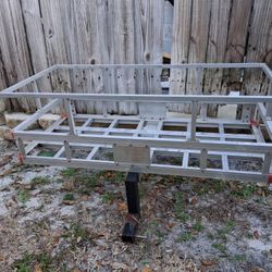 Cargo Carrier All Aluminum 2" Hitch,  48" Long By 21" Across In Like New Condition. 