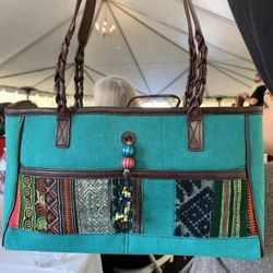 Turquoise Shoulder Bag  