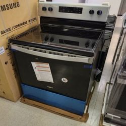 WHIRLPOOL STOVE OPEN BOX ITEM D7