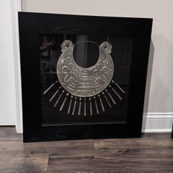Tribal Grand Necklace Shadow Box Wall Décor   set 2