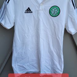 used adidas celtic white
small t-shirt h7blf 20s