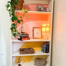 Beautiful, Colorful Bookshelf