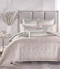 Hotel Collection Sakura Blossom Greylac comforter 3Pc Set, King