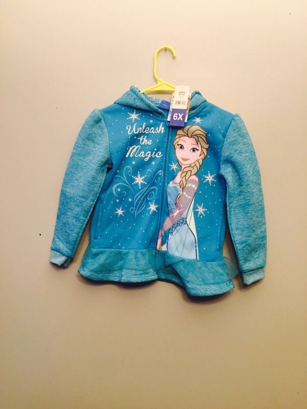 Elsa Girls hoody sweater size 6x