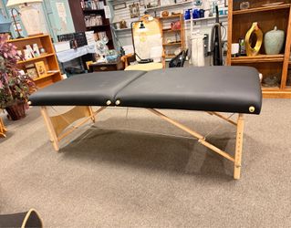 Earthlite Harmony DX Portable Massage Table w/ Easy Carry Case, W/ Bolster Pillow and Warming Pad