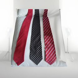 Vintage Men’s tie red, blakc, red líneas lot x3 GEORGE, VERSA, SPENCER