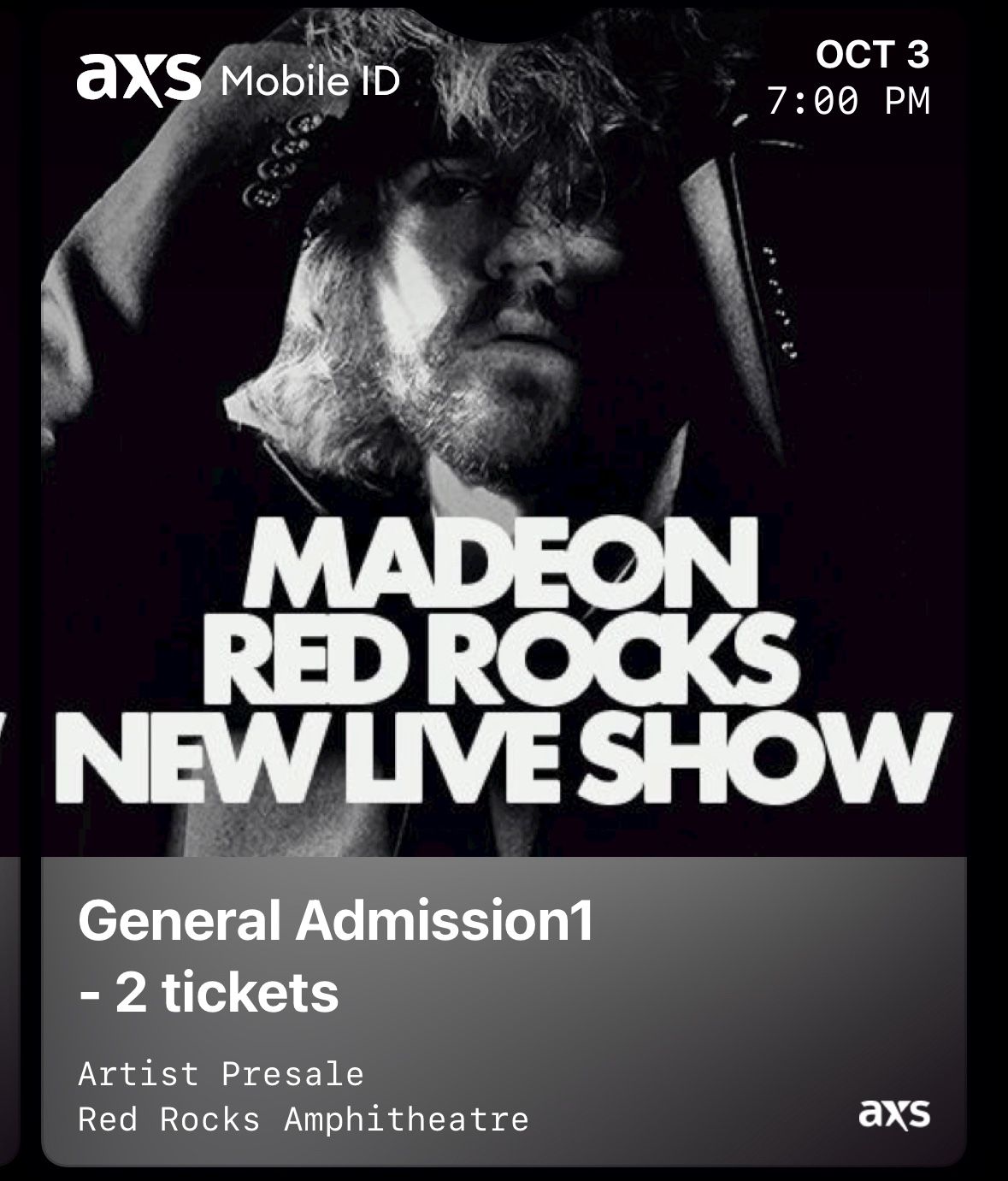 MADEON 10/3 RED ROCKS 2 GA